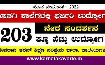 Apply: Devaraj Urs Education Society Recruitment