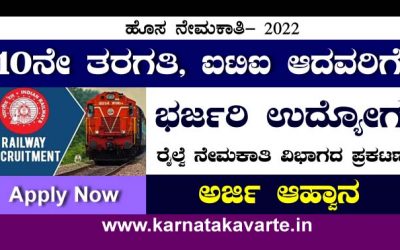 Apply Online: Railway Recruitment 2022